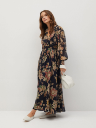 Printed Long Dress