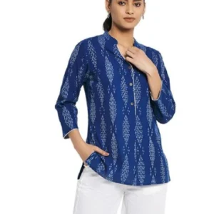 Myx Women’s Cotton Printed A-line Short Kurti